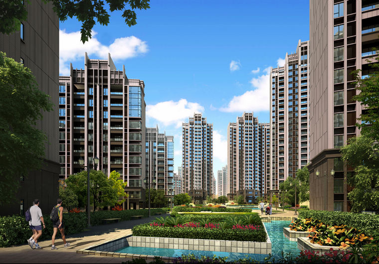 內(nèi)庭院透視圖